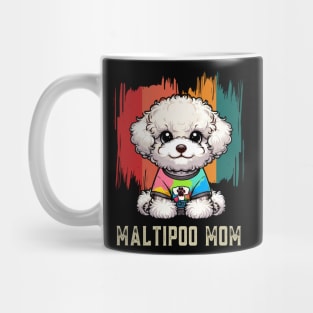 Maltipoo Mom Retro Dog Maltipoo Mug